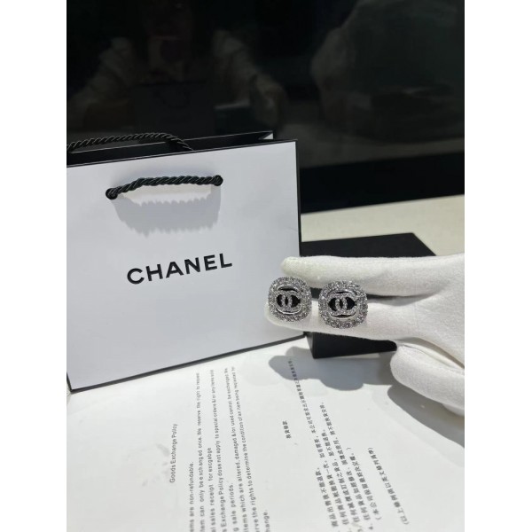 VE9941 Genuine gold electroplated CHANEL jewelry earrings