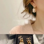 VE9969 Brass gold-plated candy earrings