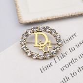 XZF9870 CC Luxurious geometric design brooch, alloy brooch inlaid with rhinestones