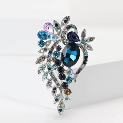 XZ80155724092175 Rhinestone brooch