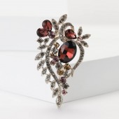 XZ80155724092175 Rhinestone brooch