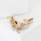 XZ80147698363217 European and American high-end fashion alloy pearl shell whale shaped brooch, personalized and cute men's and women's clothing chest flower jewelry brooch XZ80147698363217 European and American high-end fashion alloy pearl shell whale shaped brooch, personalized and cute men's and women's clothing chest flower jewelry brooch