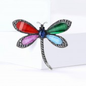 XZ87111580537265 Exquisite and creative alloy resin dragonfly shaped brooch from Europe and America, versatile and fashionable for women's suits, coats, tops, chest flower accessories, brooch XZ87111580537265 Exquisite and creative alloy resin dragonfly shaped brooch from Europe and America, versatile and fashionable for women's suits, coats, tops, chest flower accessories, brooch