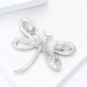 XZ87111580537265 Exquisite and creative alloy resin dragonfly shaped brooch from Europe and America, versatile and fashionable for women's suits, coats, tops, chest flower accessories, brooch