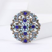 XZ87142296032597 European and American retro heavy industry alloy rhinestone Baroque brooch, fashionable and versatile women's clothing chest flower jewelry brooch XZ87142296032597 European and American retro heavy industry alloy rhinestone Baroque brooch, fashionable and versatile women's clothing chest flower jewelry brooch