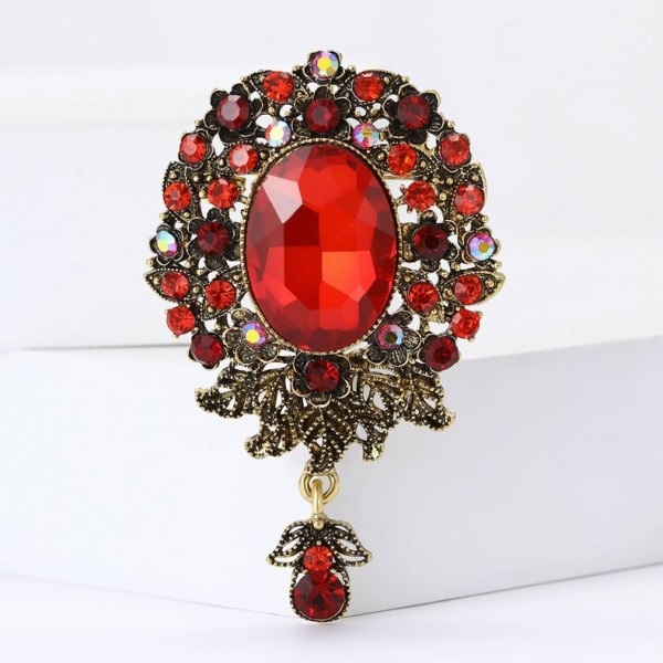 XZ87124908413749 High end retro palace pendant, alloy Baroque brooch, fashionable temperament, women's clothing, chest flower jewelry, brooch XZ87124908413749 High end retro palace pendant, alloy Baroque brooch, fashionable temperament, women's clothing, chest flower jewelry, brooch
