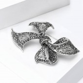 XZ87156994842069 New creative retro alloy rhinestone bow brooch exquisite and versatile women's clothing chest flower jewelry brooch XZ87156994842069 New creative retro alloy rhinestone bow brooch exquisite and versatile women's clothing chest flower jewelry brooch