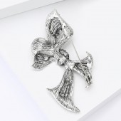 XZ87156994842069 New creative retro alloy rhinestone bow brooch exquisite and versatile women's clothing chest flower jewelry brooch XZ87156994842069 New creative retro alloy rhinestone bow brooch exquisite and versatile women's clothing chest flower jewelry brooch
