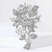 XZ874178722015676 New European and American hot selling alloy rhinestone large brooch with high-end temperament, women's clothing chest flower jewelry brooch XZ874178722015676 New European and American hot selling alloy rhinestone large brooch with high-end temperament, women's clothing chest flower jewelry brooch