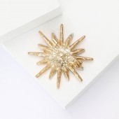 XZ81117360794990 Fashionable and exquisite alloy rhinestone octagonal star brooch with versatile temperament, suitable for women's suits, dresses, chest flower accessories, brooch