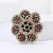 XZ66221619882634 New European and American popular alloy rhinestone exaggerated flower brooch temperament women's suit shawl chest flower jewelry brooch XZ66221619882634 New European and American popular alloy rhinestone exaggerated flower brooch temperament women's suit shawl chest flower jewelry brooch