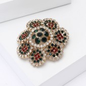 XZ66221619882634 New European and American popular alloy rhinestone exaggerated flower brooch temperament women's suit shawl chest flower jewelry brooch XZ66221619882634 New European and American popular alloy rhinestone exaggerated flower brooch temperament women's suit shawl chest flower jewelry brooch