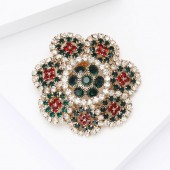 XZ66221619882634 New European and American popular alloy rhinestone exaggerated flower brooch temperament women's suit shawl chest flower jewelry brooch XZ66221619882634 New European and American popular alloy rhinestone exaggerated flower brooch temperament women's suit shawl chest flower jewelry brooch