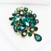 XZ58147746810013 European and American fashion creative alloy rhinestone medium-sized rhinestone brooch exquisite and versatile women's clothing chest flower jewelry brooch XZ58147746810013 European and American fashion creative alloy rhinestone medium-sized rhinestone brooch exquisite and versatile women's clothing chest flower jewelry brooch