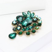 XZ58147746810013 European and American fashion creative alloy rhinestone medium-sized rhinestone brooch exquisite and versatile women's clothing chest flower jewelry brooch XZ58147746810013 European and American fashion creative alloy rhinestone medium-sized rhinestone brooch exquisite and versatile women's clothing chest flower jewelry brooch