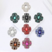 XZ69143424580083 Luxury and atmospheric alloy crystal glass brooch with high-end temperament for women's suits, coats, chest flowers, jewelry, brooch XZ69143424580083 Luxury and atmospheric alloy crystal glass brooch with high-end temperament for women's suits, coats, chest flowers, jewelry, brooch