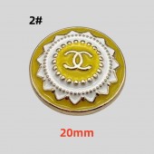 BT9867 CC Buttons Develop texture peripheral gemstone button size:0.827"(21mm)