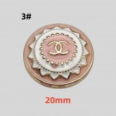 BT9867 CC Buttons Develop texture peripheral gemstone button size:0.827"(21mm)