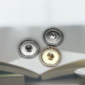 BT9872 CC Buttons Develop texture peripheral gemstone button size:0.63"(16mm)