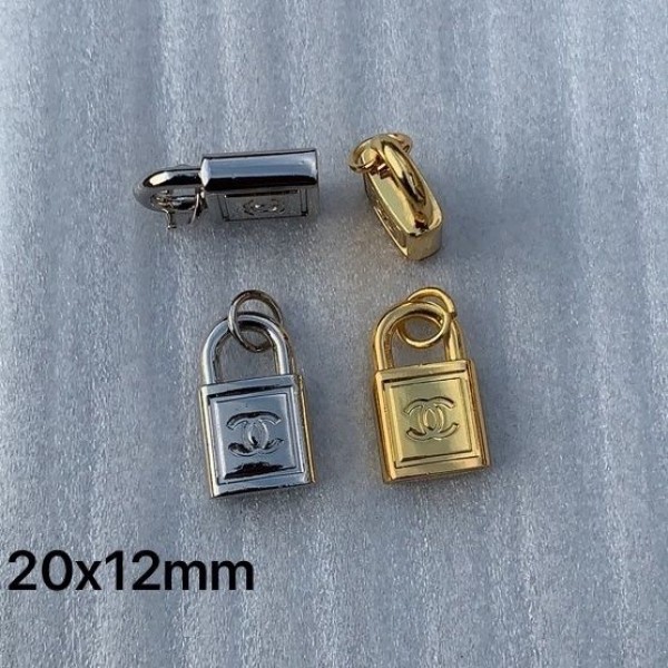 PS9870-4 CC Clothing accessory lock shaped pendant 12mm*20mm(0.47''*0.788'')