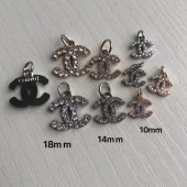 PS9876-1 CC Pendants silvery Size: 0.394"(10mm) , 0.55"(14mm), 0.71"(18mm)