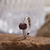 RS9933 S925 pure silver natural gemstone ring, non fading and adjustable RS9933 S925 pure silver natural gemstone ring, non fading and adjustable