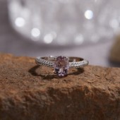 RS9933 S925 pure silver natural amethyst ring RS9933 S925 pure silver natural amethyst ring