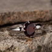 RS9936 S925 pure silver inlaid with natural amethyst, yellow crystal, topaz, garnet, colorful treasure ring for women, simple and fashionable RS9936 S925 pure silver inlaid with natural amethyst, yellow crystal, topaz, garnet, colorful treasure ring for women, simple and fashionable