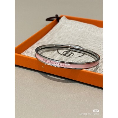 PB9892 Platinum plated pink bracelet